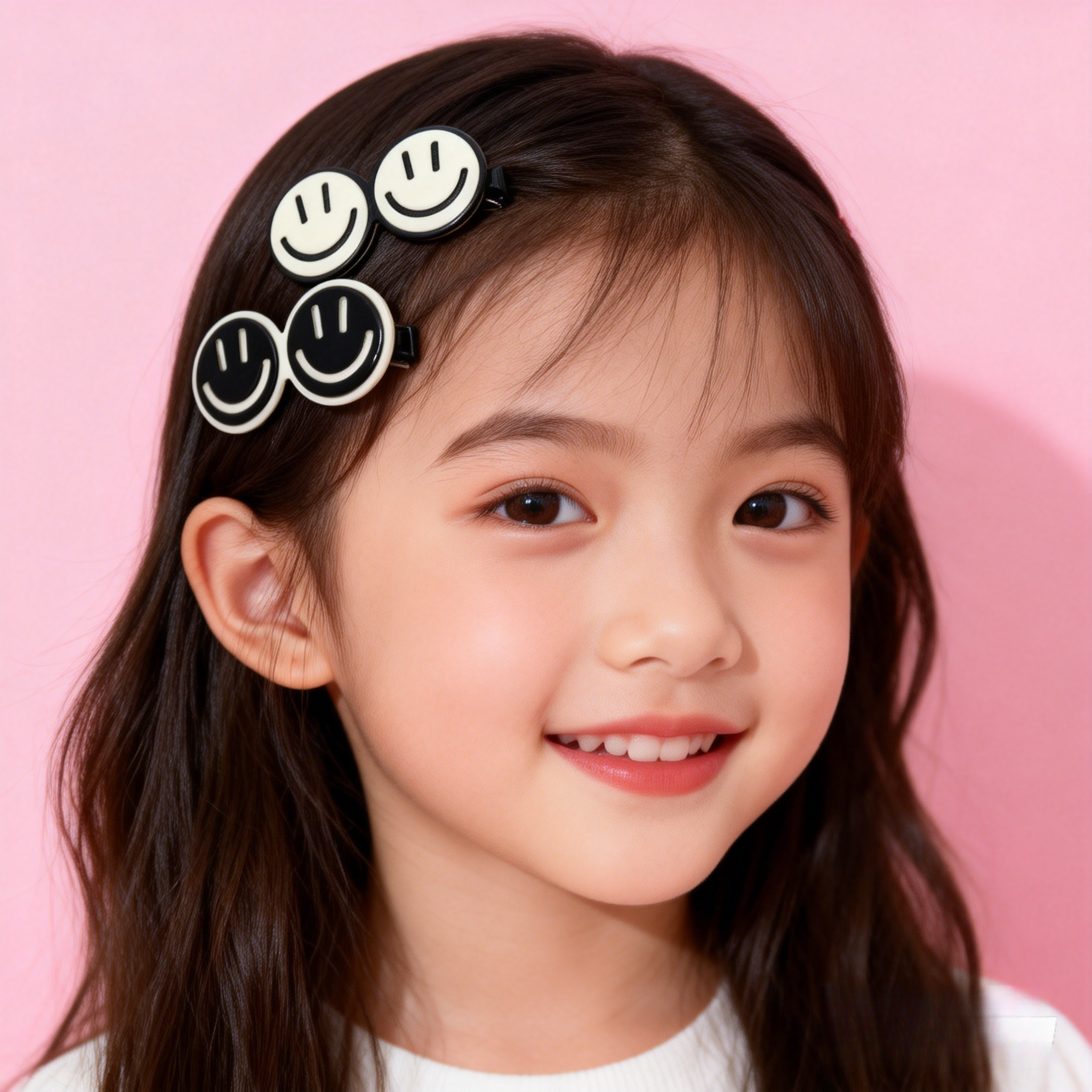 Smiley Face Hair Clip