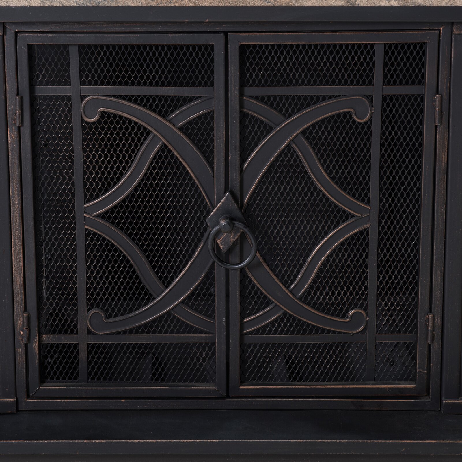 Sofie 56.7'' H Wood Burning Fireplace