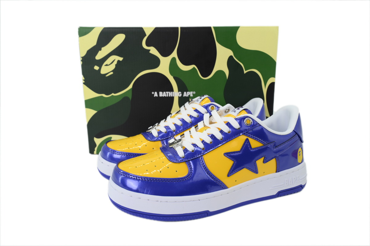 A BATHING APE BAPE Purple Yellow OZXSHM304911P