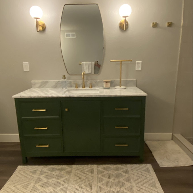 Irregular Metal Wall Mirror