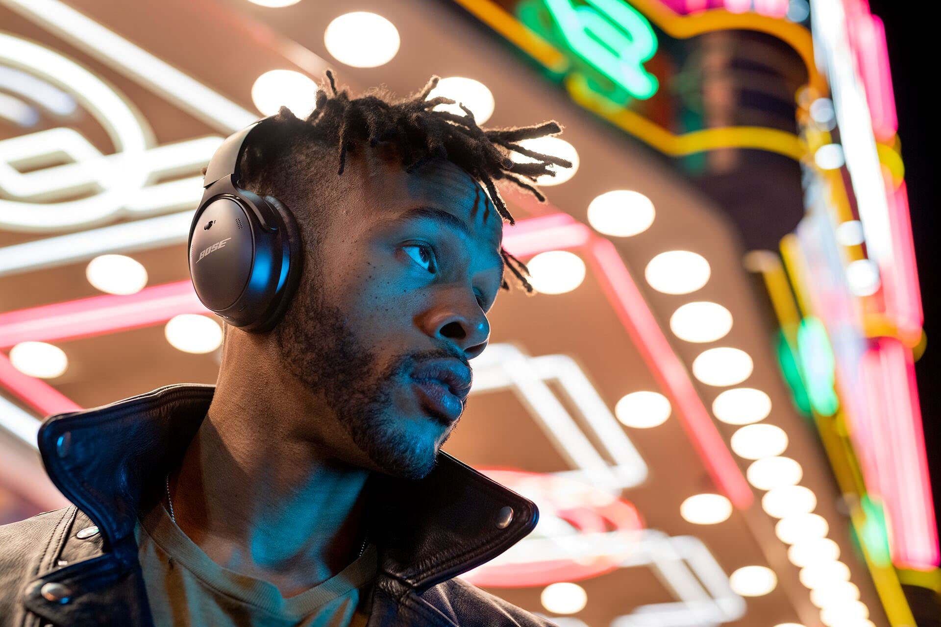 Bluetooth Wireless Noise Cancelling Headphones with Microphone