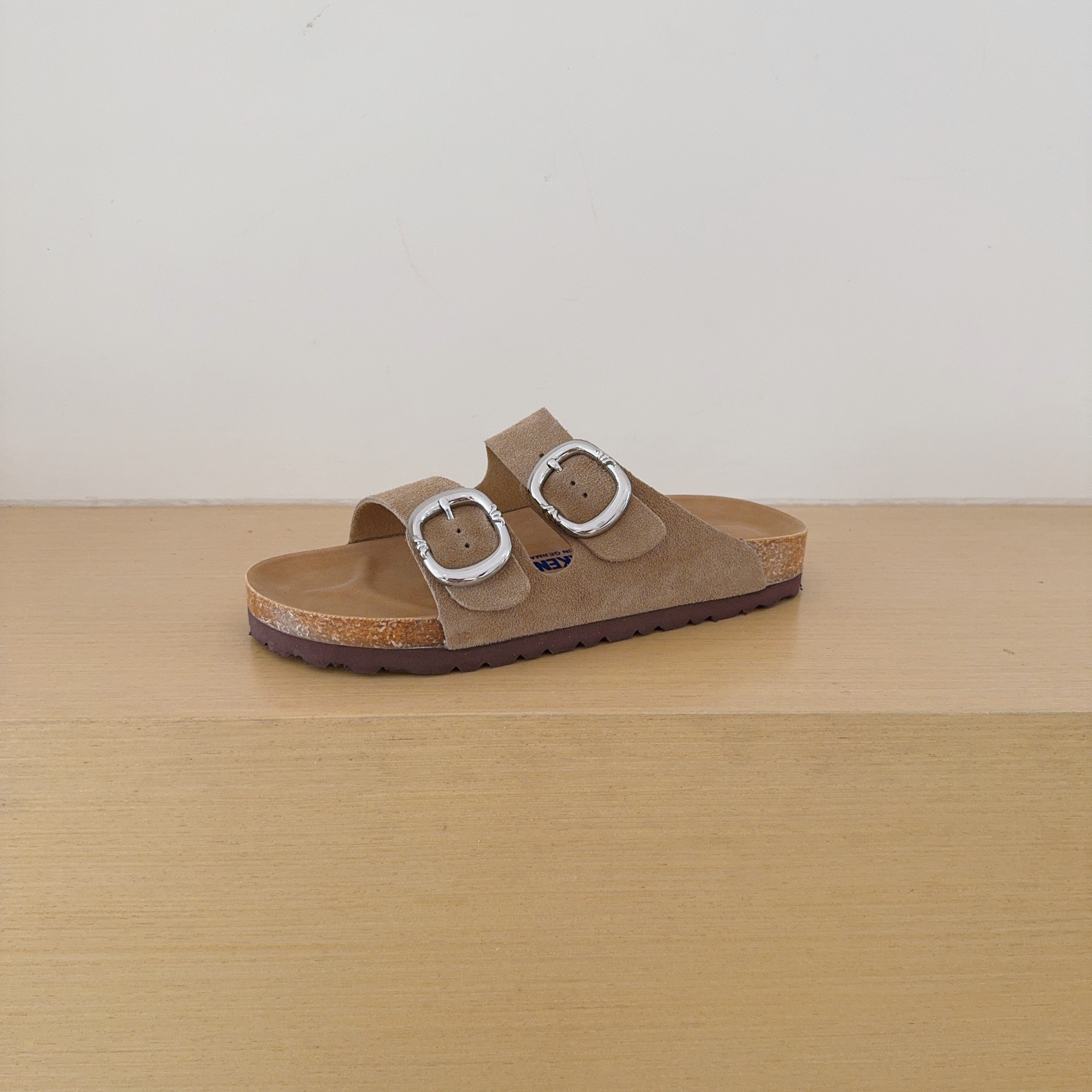 Birken-Style Two-Strap Sandals Cross Motif Collaboration Series
