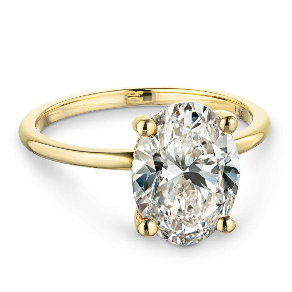 Millie Lab Grown Diamond Hidden Halo Engagement Ring