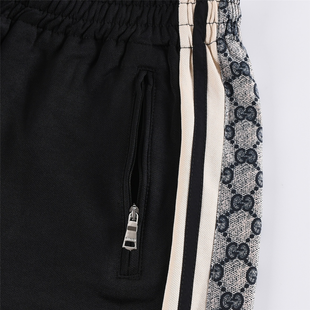 Gucci GG‑striped jersey track pants