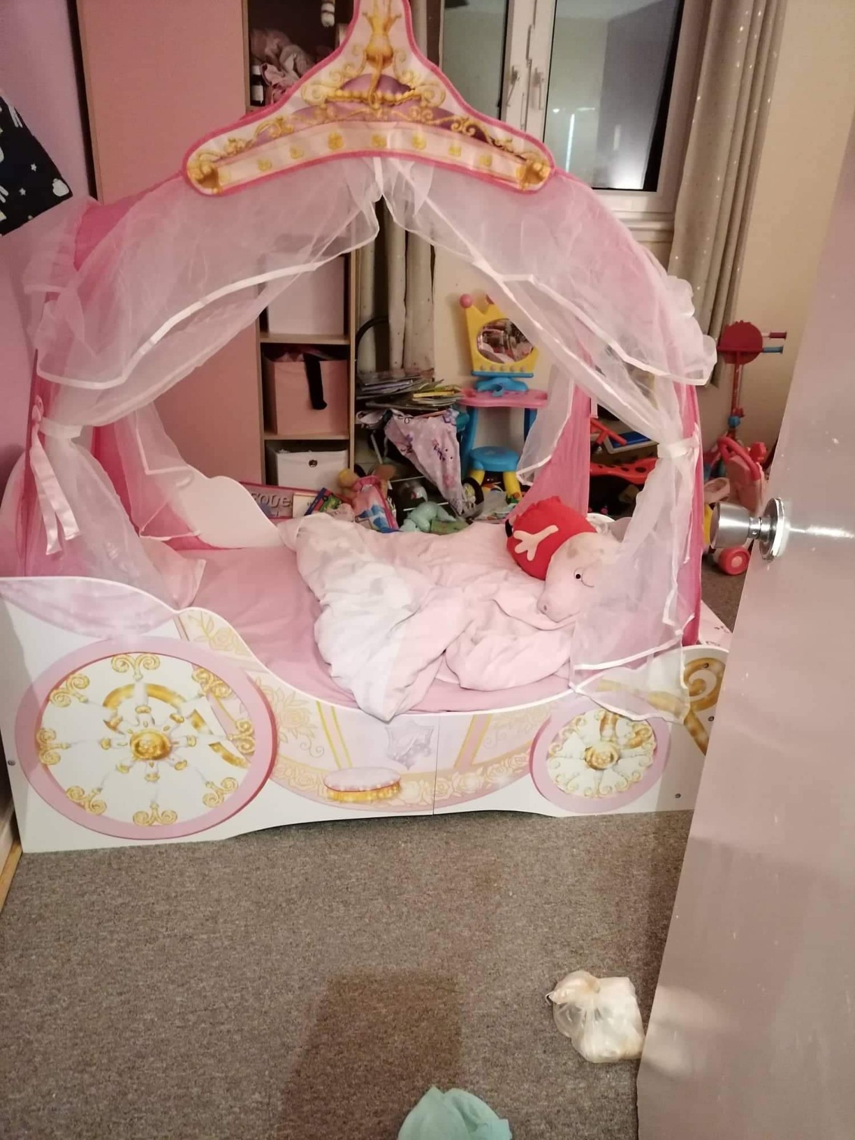 Princess Carriage Kids Toddler Bed by HelloHome