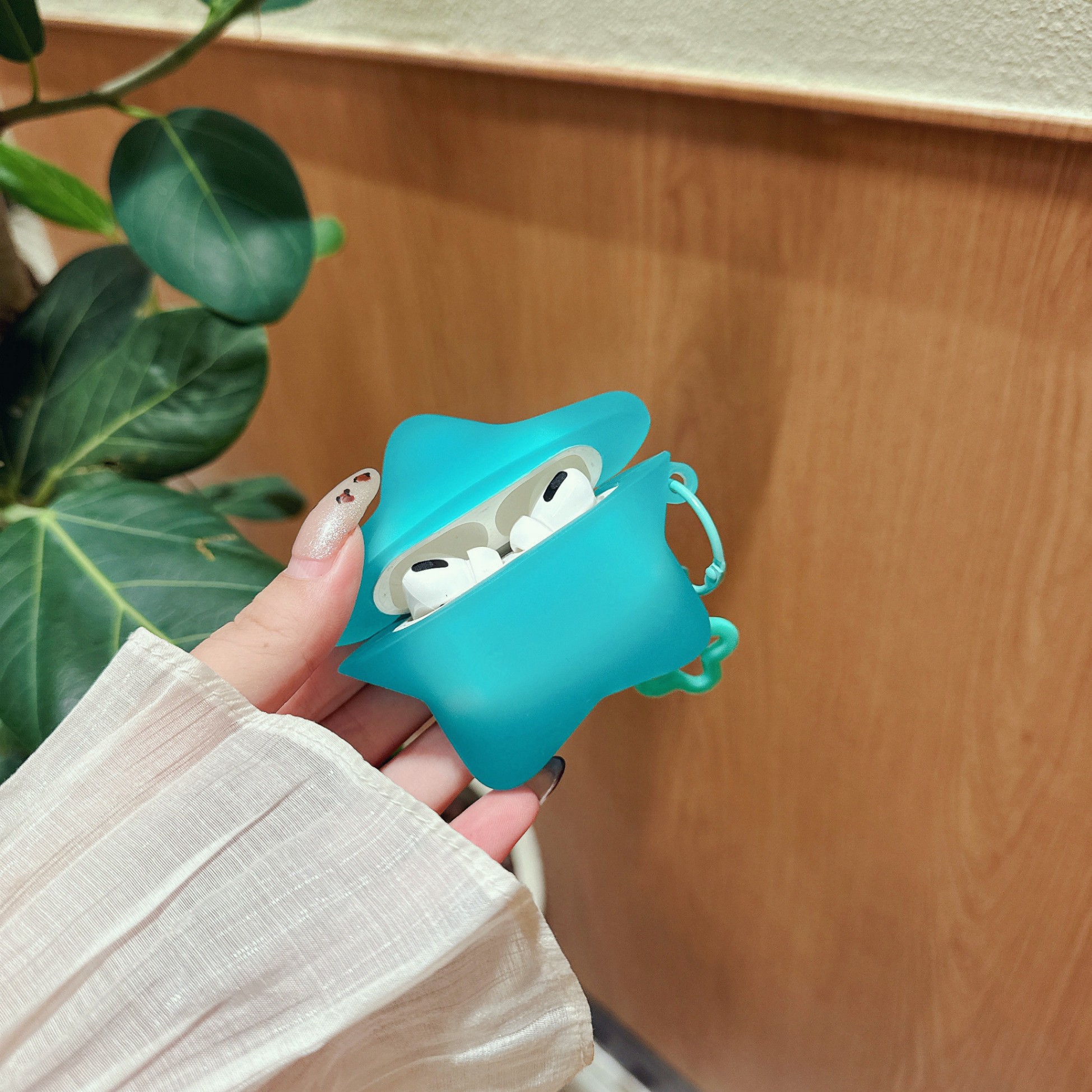 AirPods 1 Protective Case Clear - back view