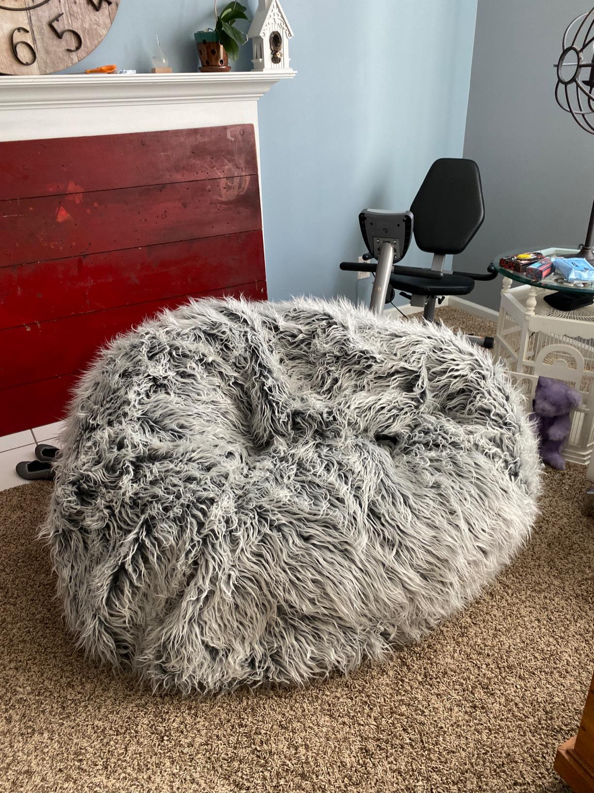 Lycus Faux Fur Bean Bag Chair