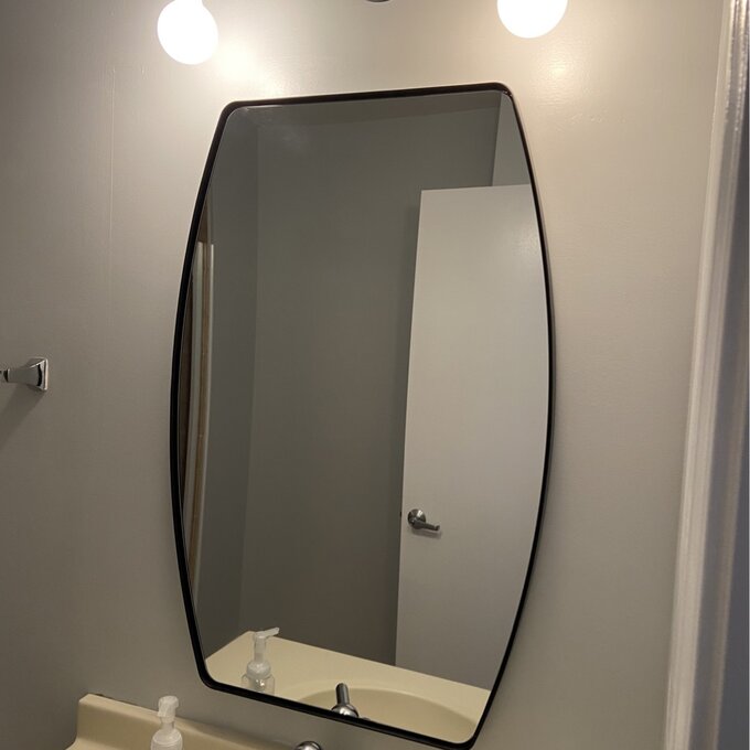 Irregular Metal Wall Mirror