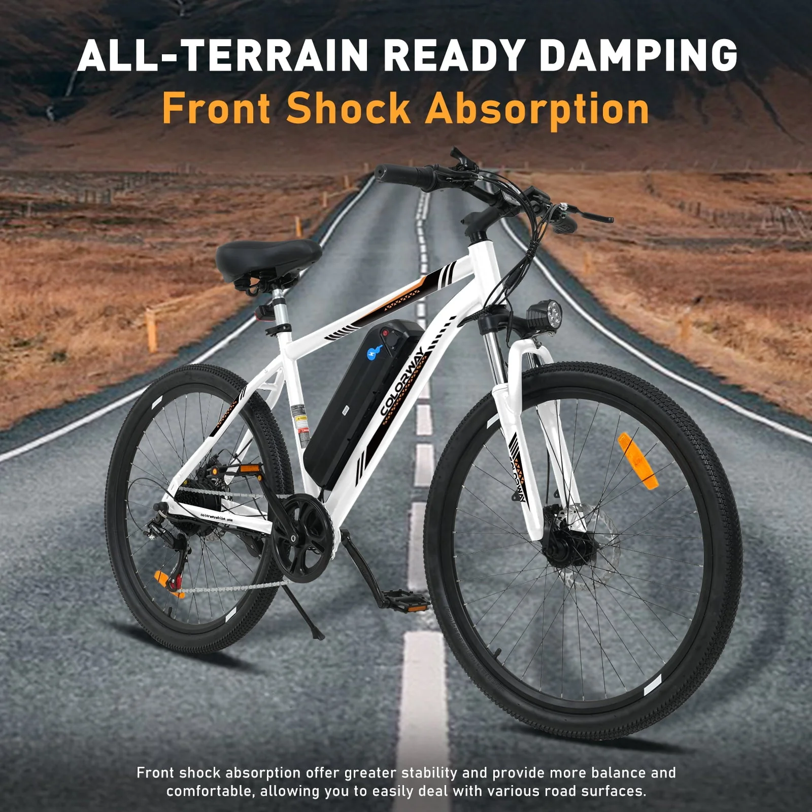 COLORWAY BK15M 26in Electric Bike, 500W, 36V 11.2Ah