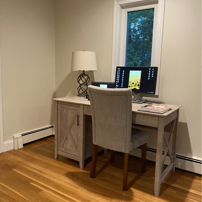 Veda 3 Piece Rectangular Computer Desk Office Set
