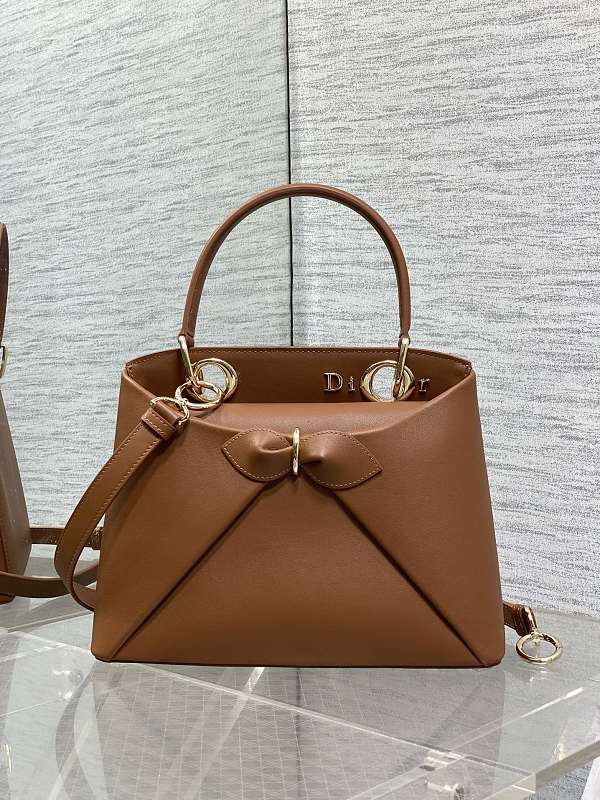 Dior Toujours Tote Bag Small Caramel
