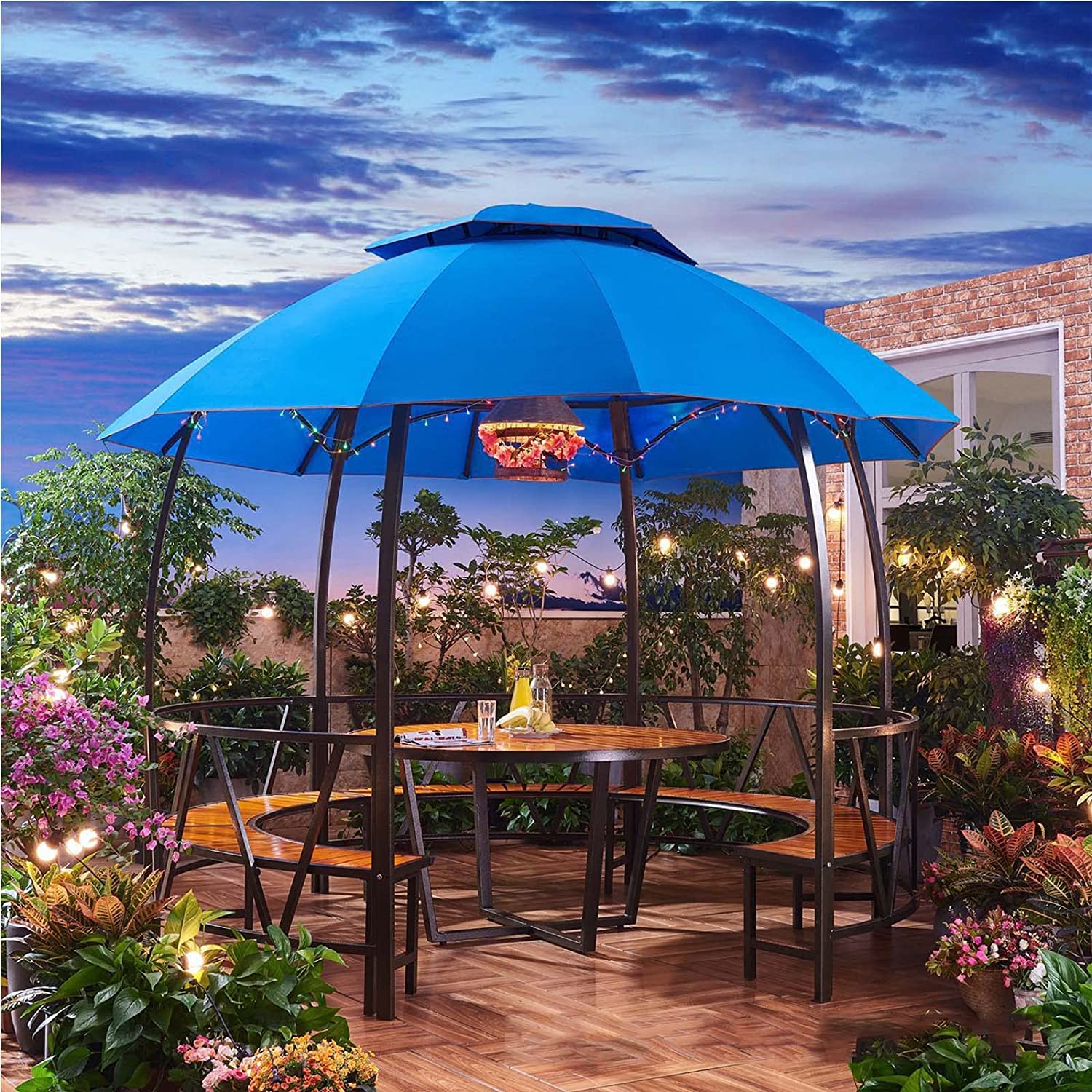 Double Top Gazebos for Gardens