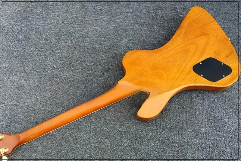 Custom RD-Style Natural Yellow Electric Guitar Solid Mahogany Body & Maple Neck