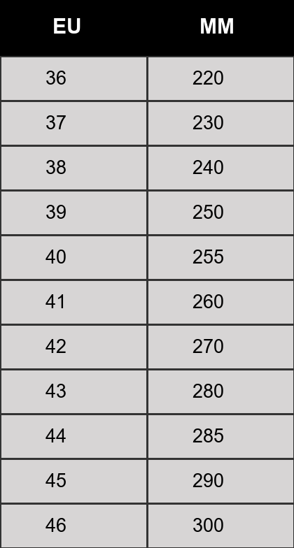Alo Runner Size Guide