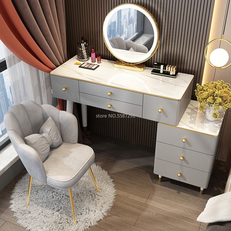 Nordic Dressing Table with Mirror