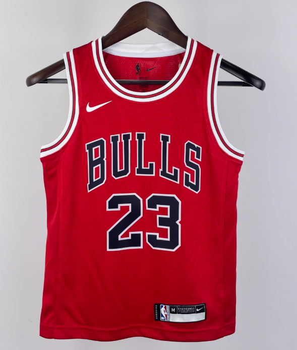 Teenager Michael Jordan Chicago Bulls Jersey Red
