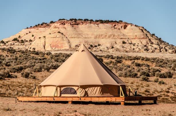 Regatta Canvas Bell Tent - withStove Jack