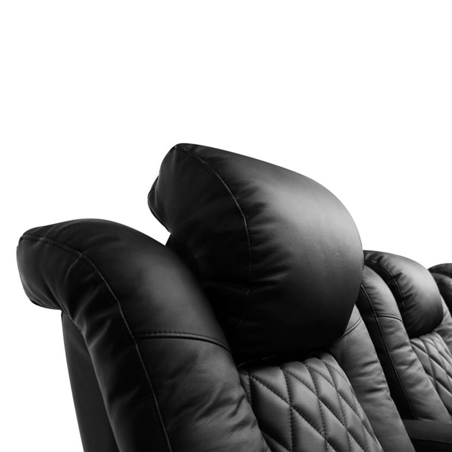 Tuscany 68.25'' Wide Genuine Leather Home Theater Seating with