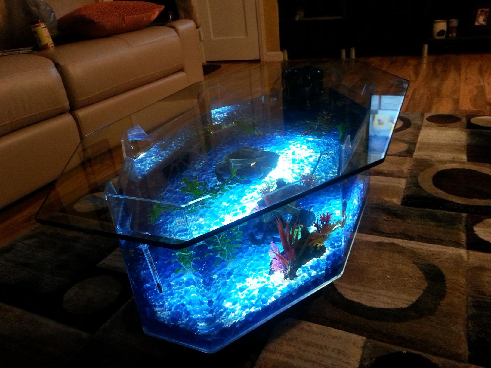 28 Gallon AquaTable Aquarium Octagon