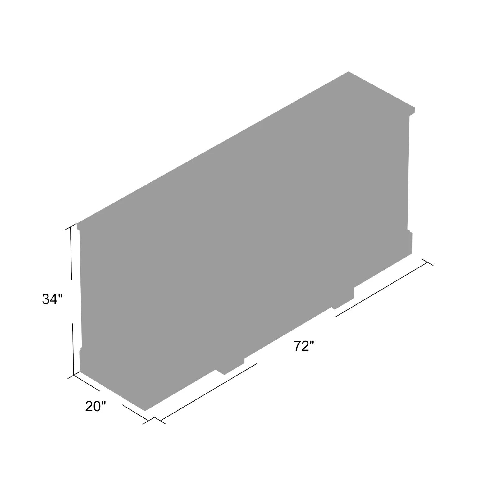 Casserly Solid Wood TV Stand for TVs up to 88"
