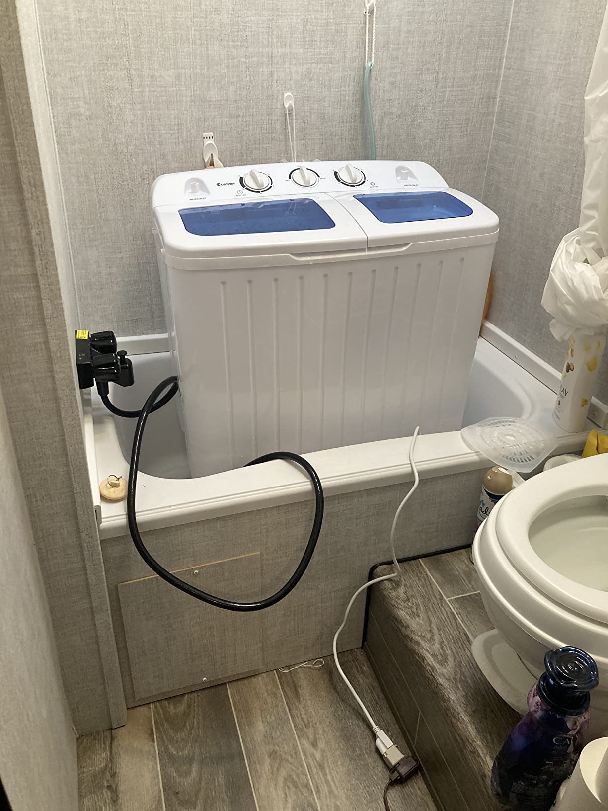 Giantex Mini Compact Twin Tub Washing Machine 17.6lbs Washer