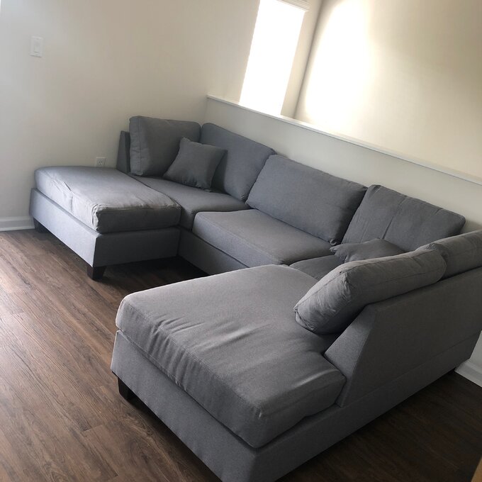 Hemphill 3 - Piece Upholstered Chaise Sectional
