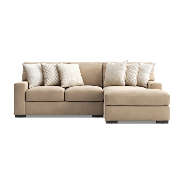 Larce 2-Piece Next-Gen Nuvella™ Performance Fabric Sofa Chaise