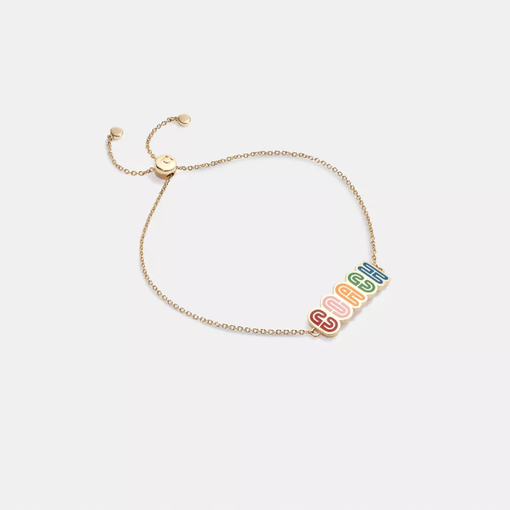 COAthtCH Logo Retro Slider Bracelet