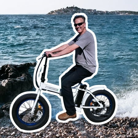 ECOTRIC 20in Folding Fat Tire Electric Bike, 500W