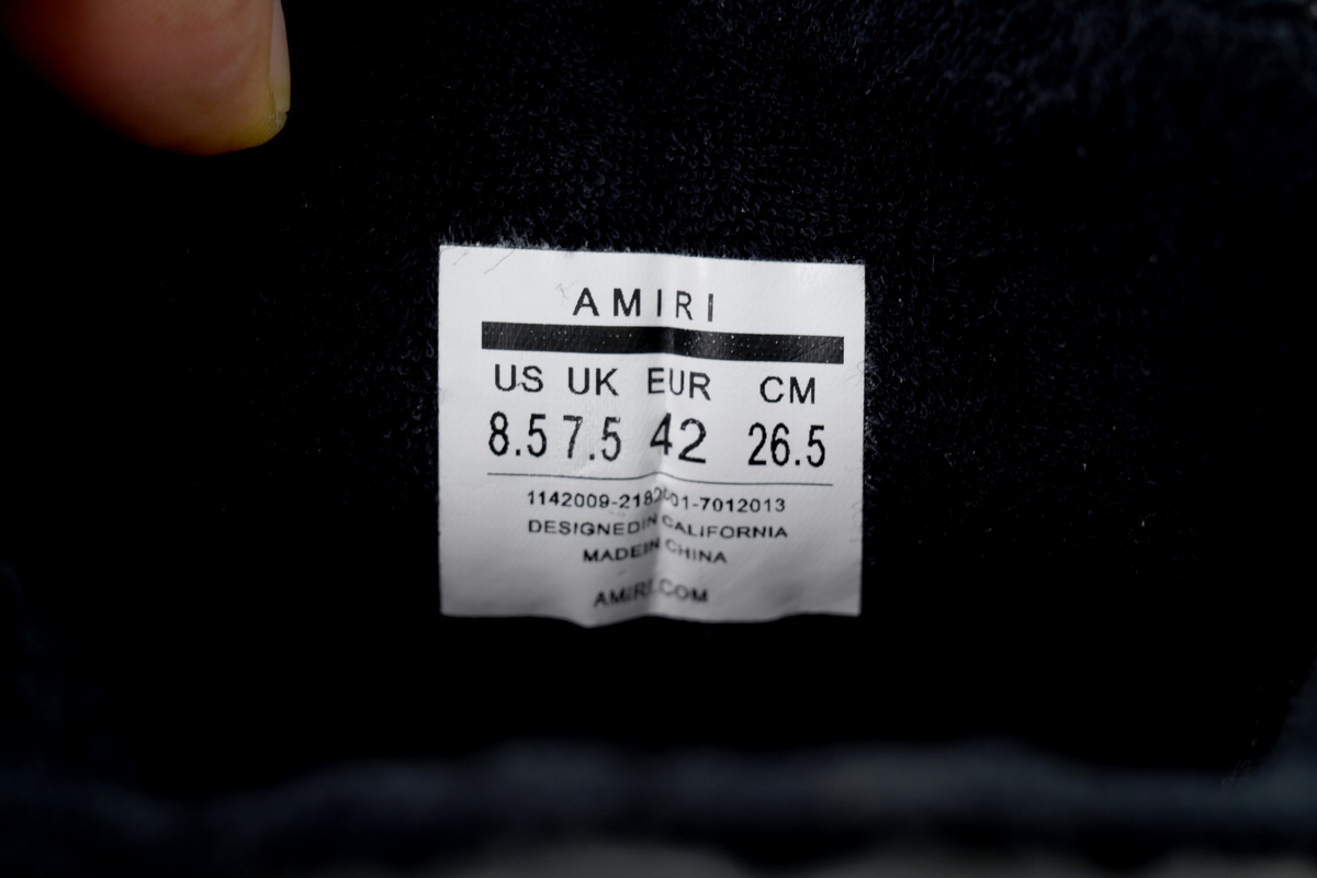 AMIRI Diamond All Black