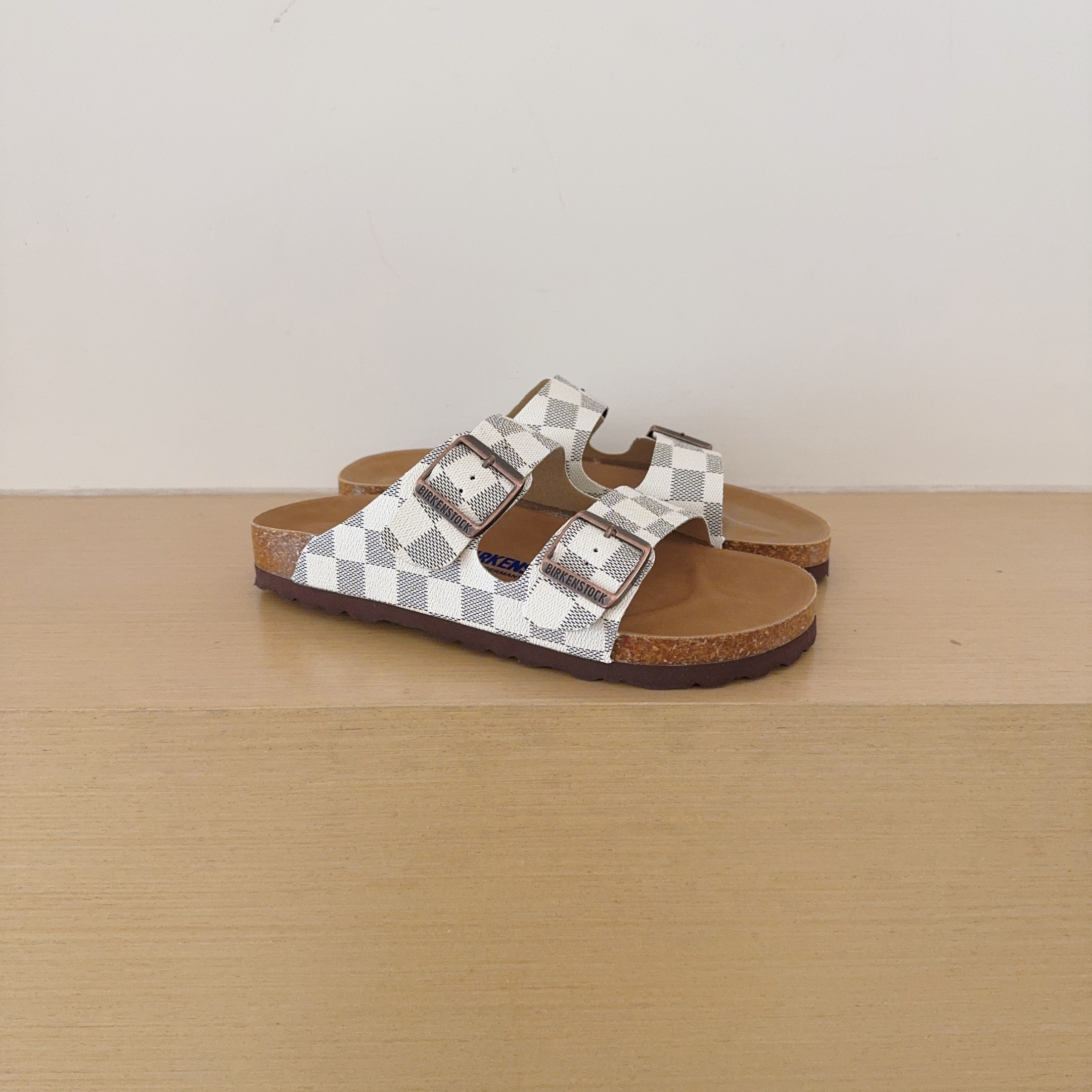 UGG Kids Checkerboard Birken-Style Two-Strap Sandals Adult And Kids