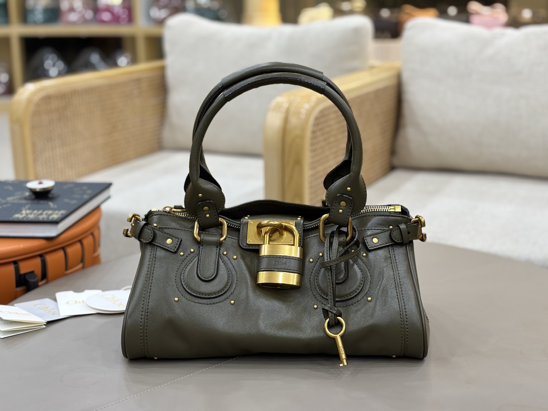 Chloé Paddington Mini Shoulder Bag With Padlock (Top version)