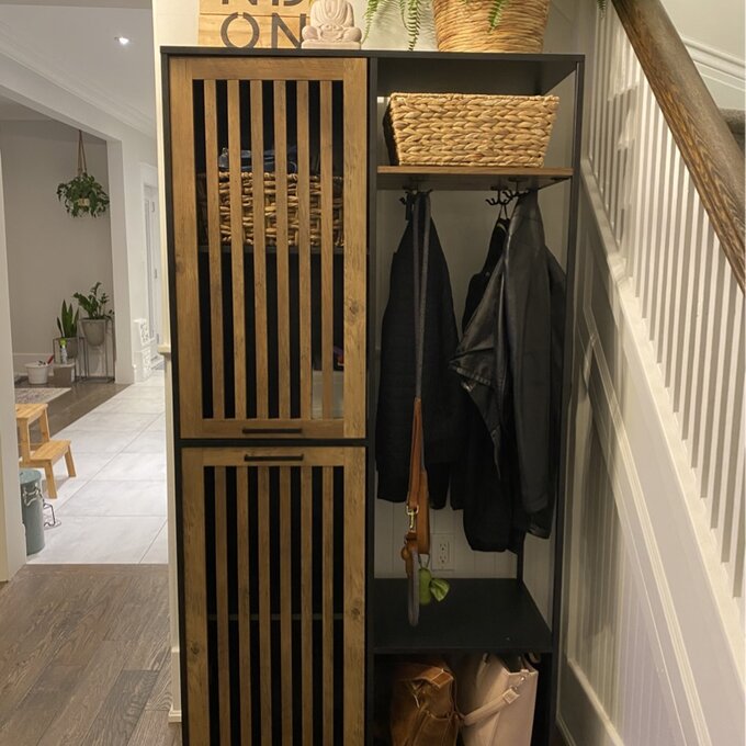 Mcquillen 36'' Wide Hall Tree with Shoe Storage