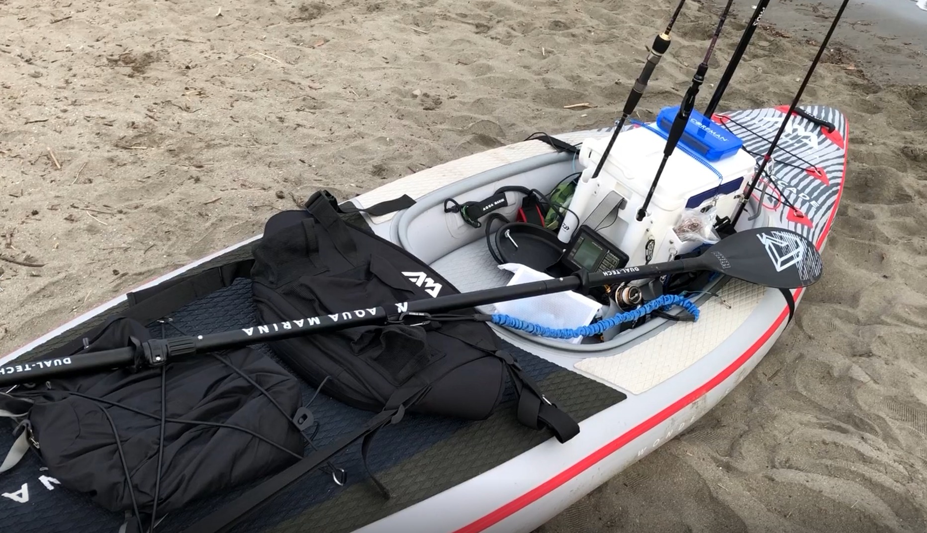 Cascade All-Around SUP-Kayak, Grey/Red