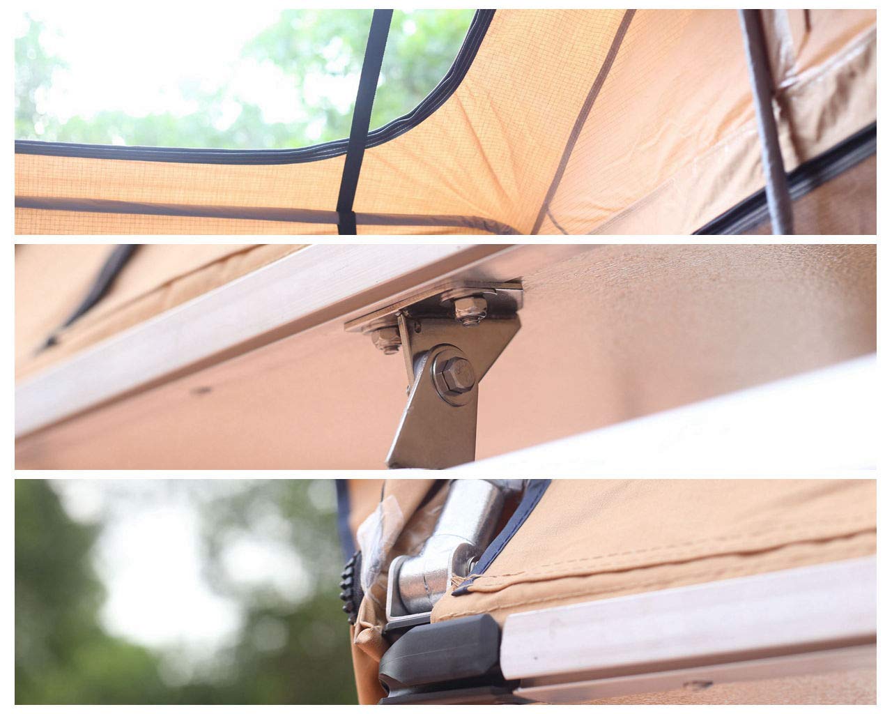 2-3 Person Sunroof Rooftop Tent with Skyline Rainfly and Ladder