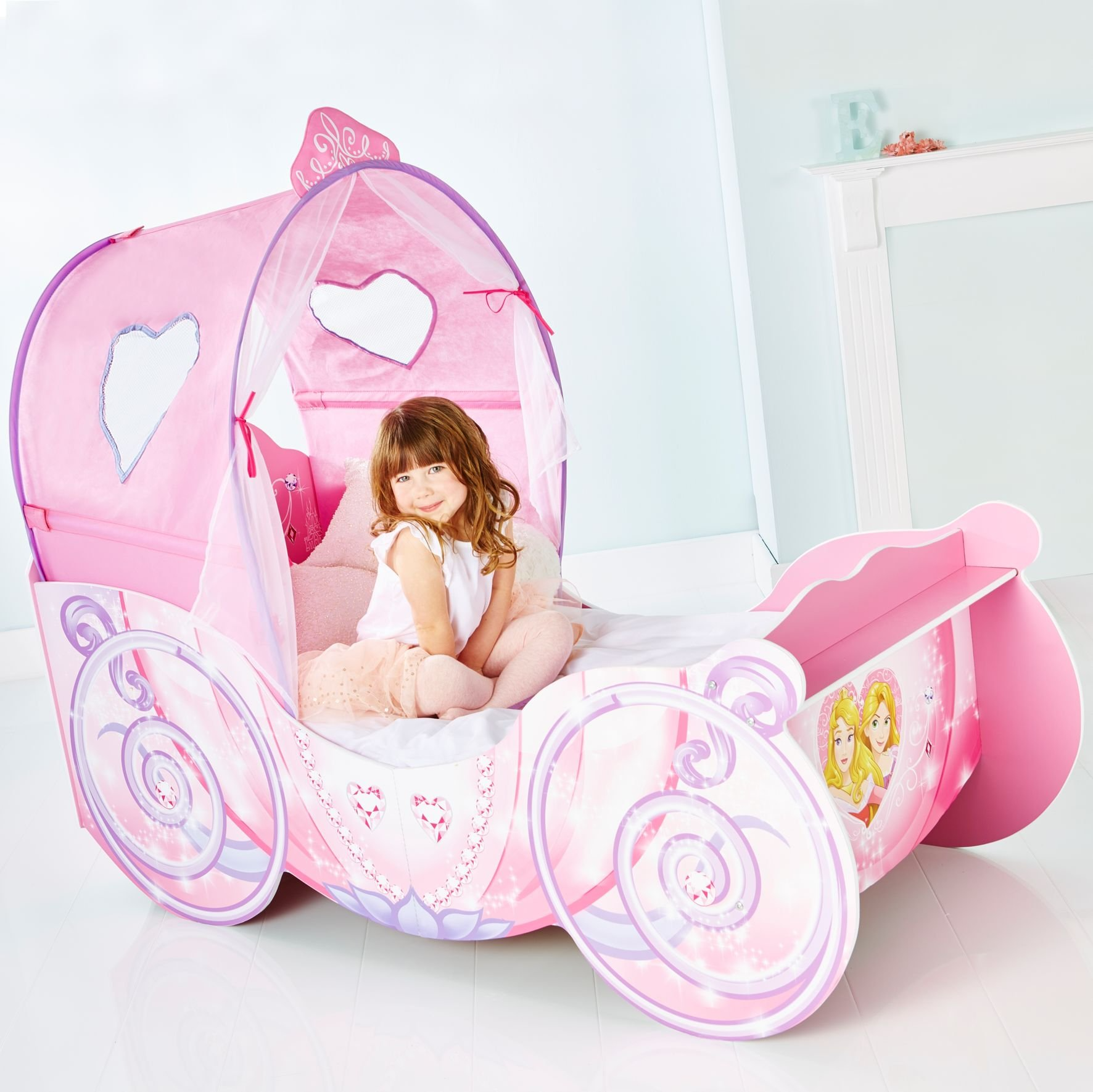 Princess Carriage Kids Toddler Bed by HelloHome