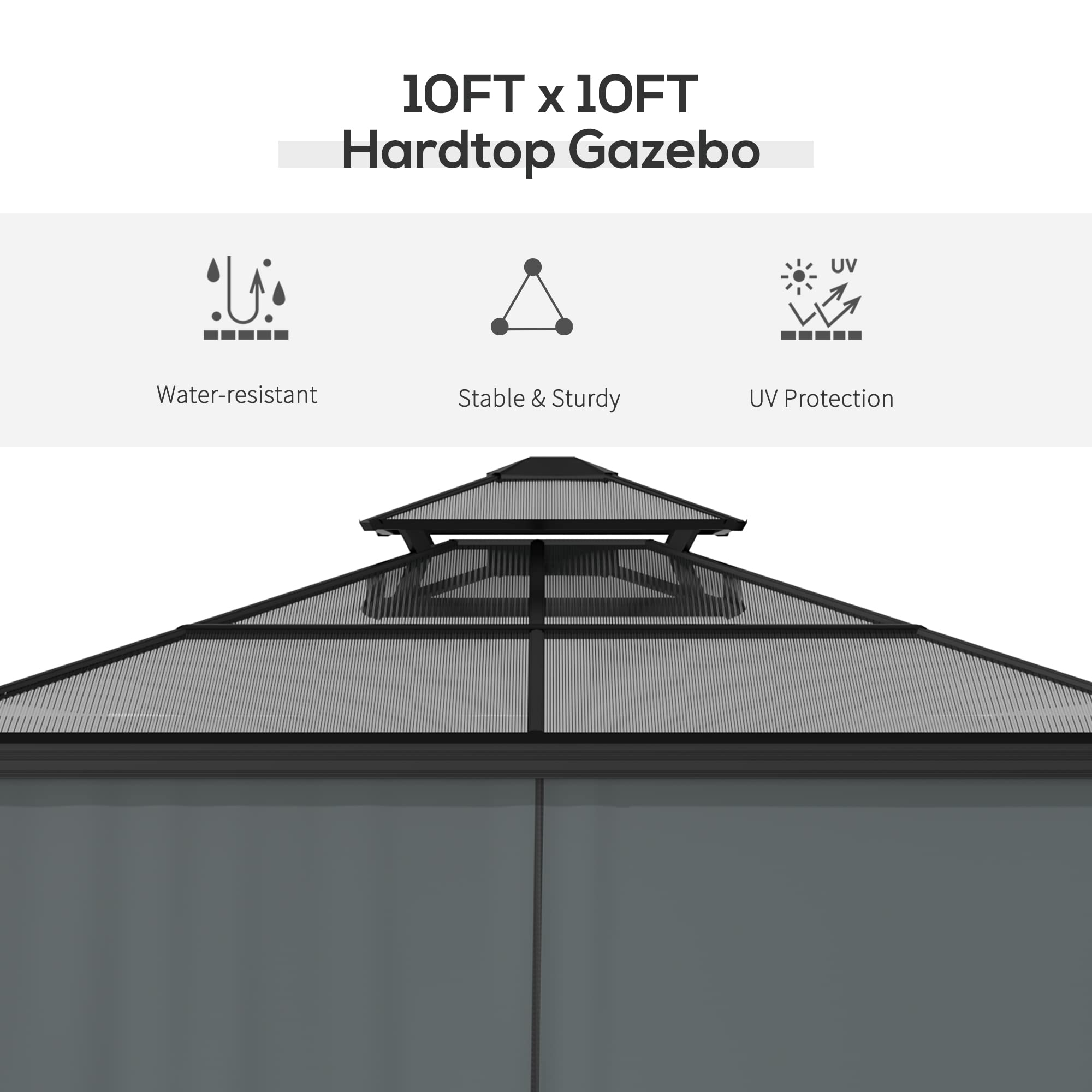 See Through Double Vented Roof