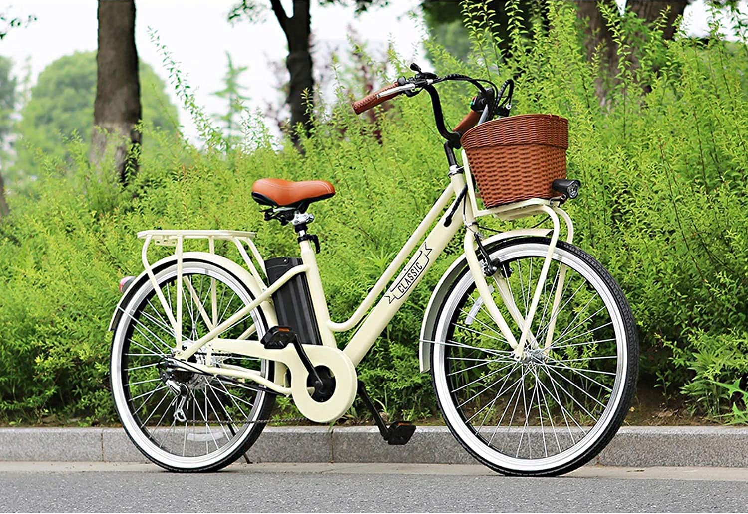 Electric Bike for Adult 350W Ebike 18-22MPH 45-60 Miles 26"