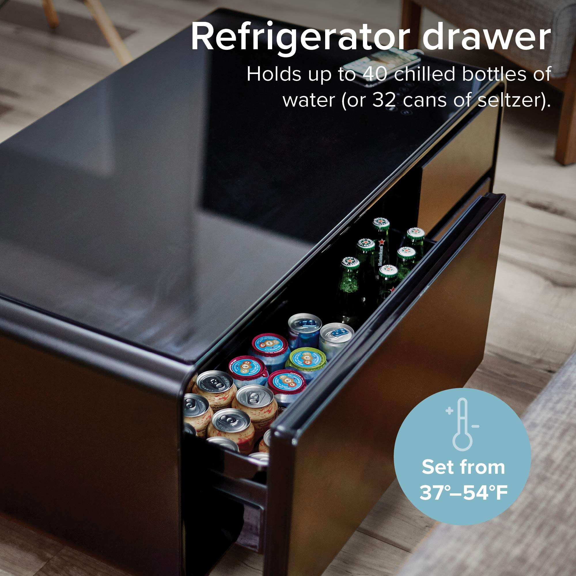 Coffee Table with Built in Fridge