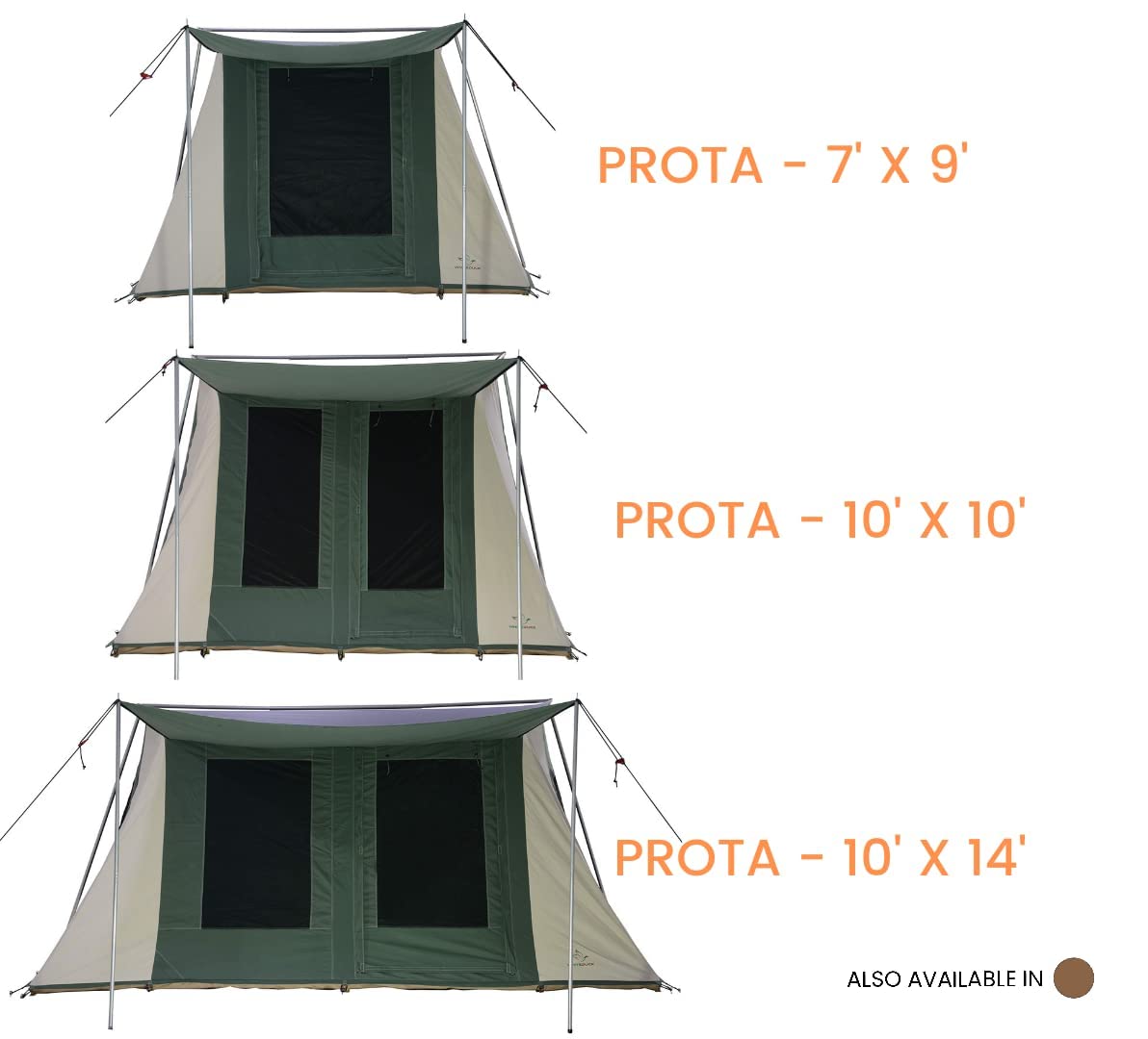 Canvas Cabin Tent - Waterproof