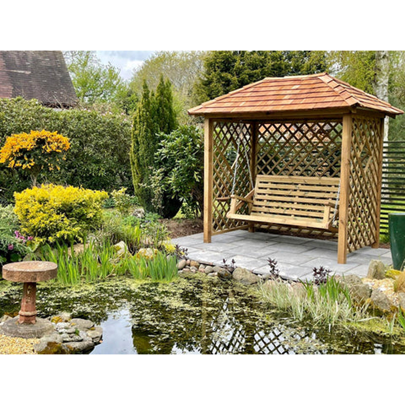 Heritage Garden Swing (Natural Finish)