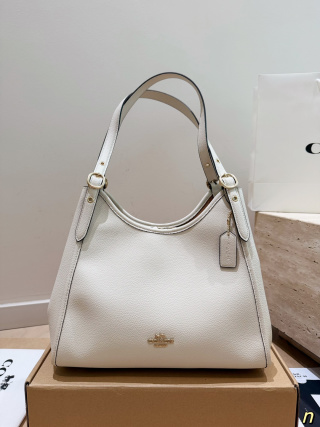 COACH Lori Shoulder Bag Polished Pebbled Leather