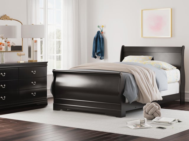 Anarasia / Huey Vineyard Sleigh Bed
