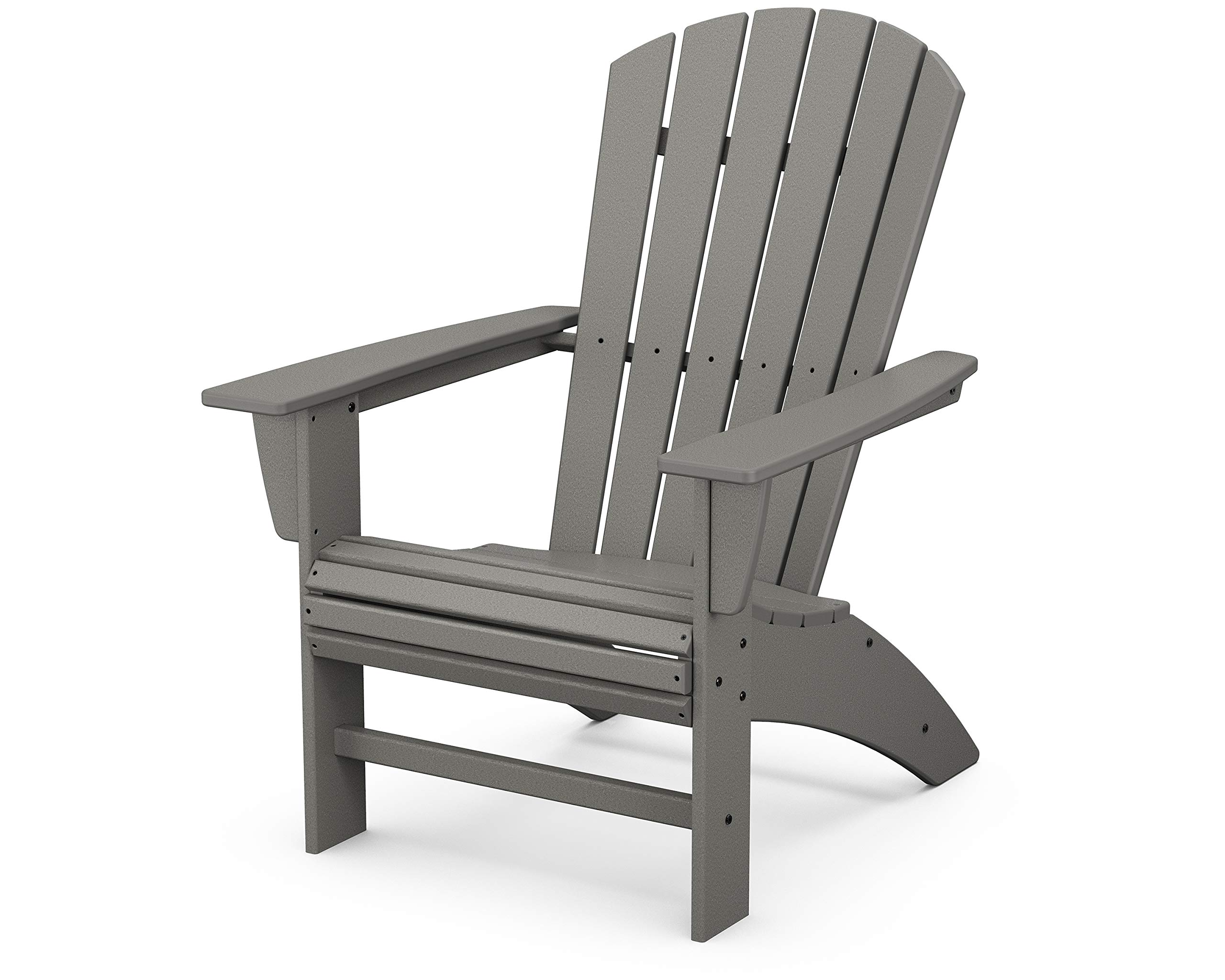 Nautical 3-Piece Curveback Adirondack Chair Set with Side Table