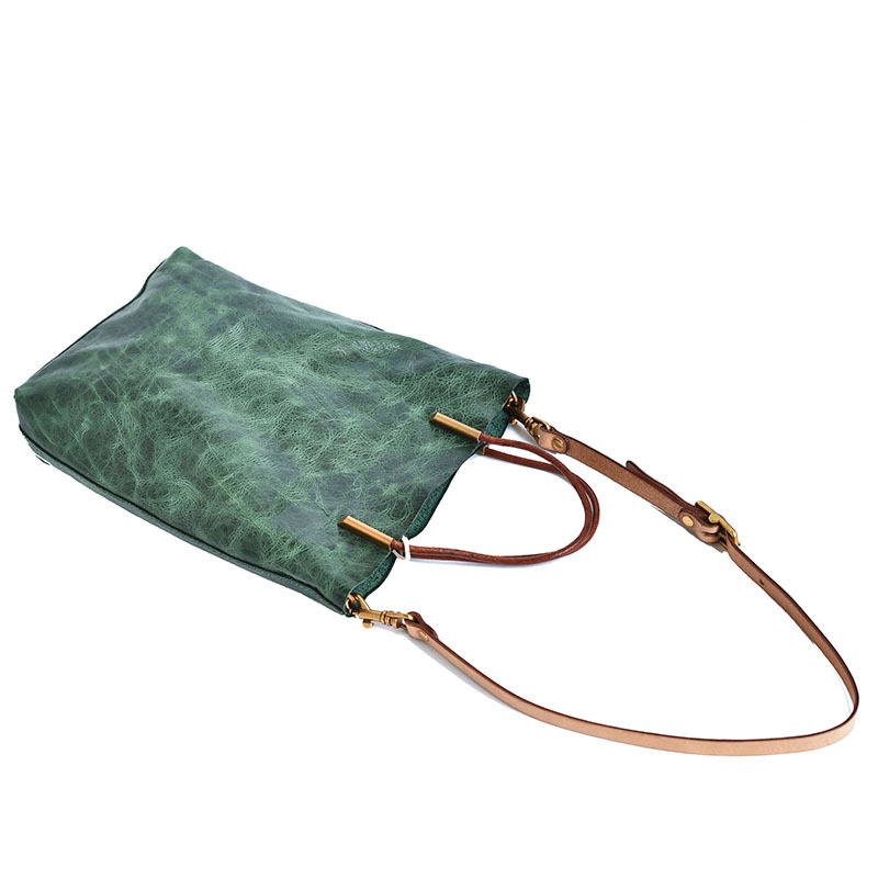 Minimalist Leather Bucket Bag