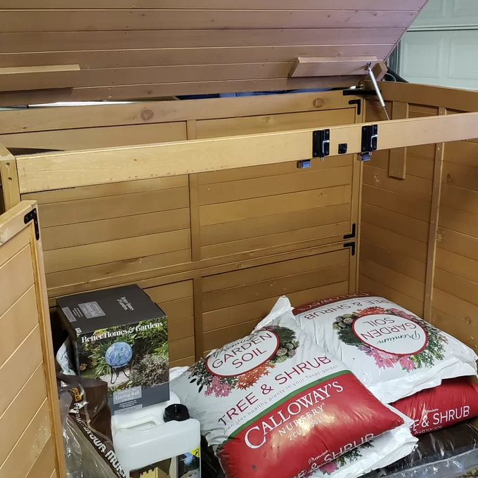 Large Horizontal Refuse Storage Shed