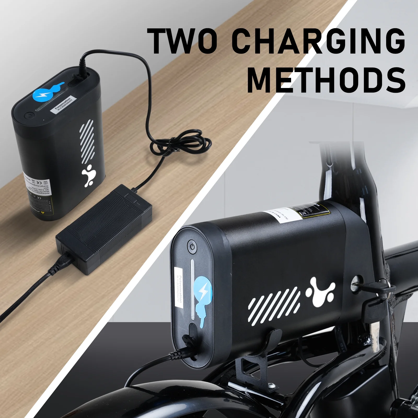 COLORWAY BK35M 16in Folding Electric Bike, 350W