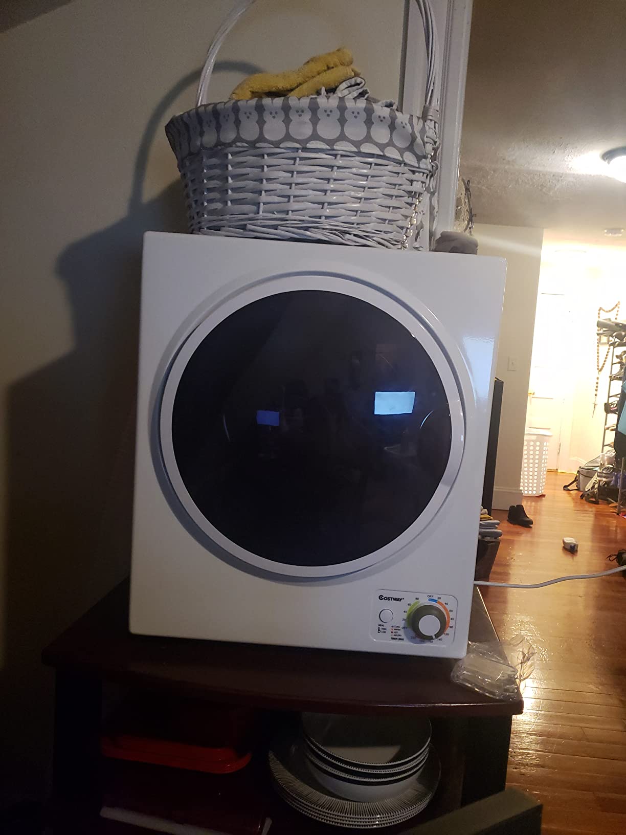 COSTWAY Compact Laundry Dryer