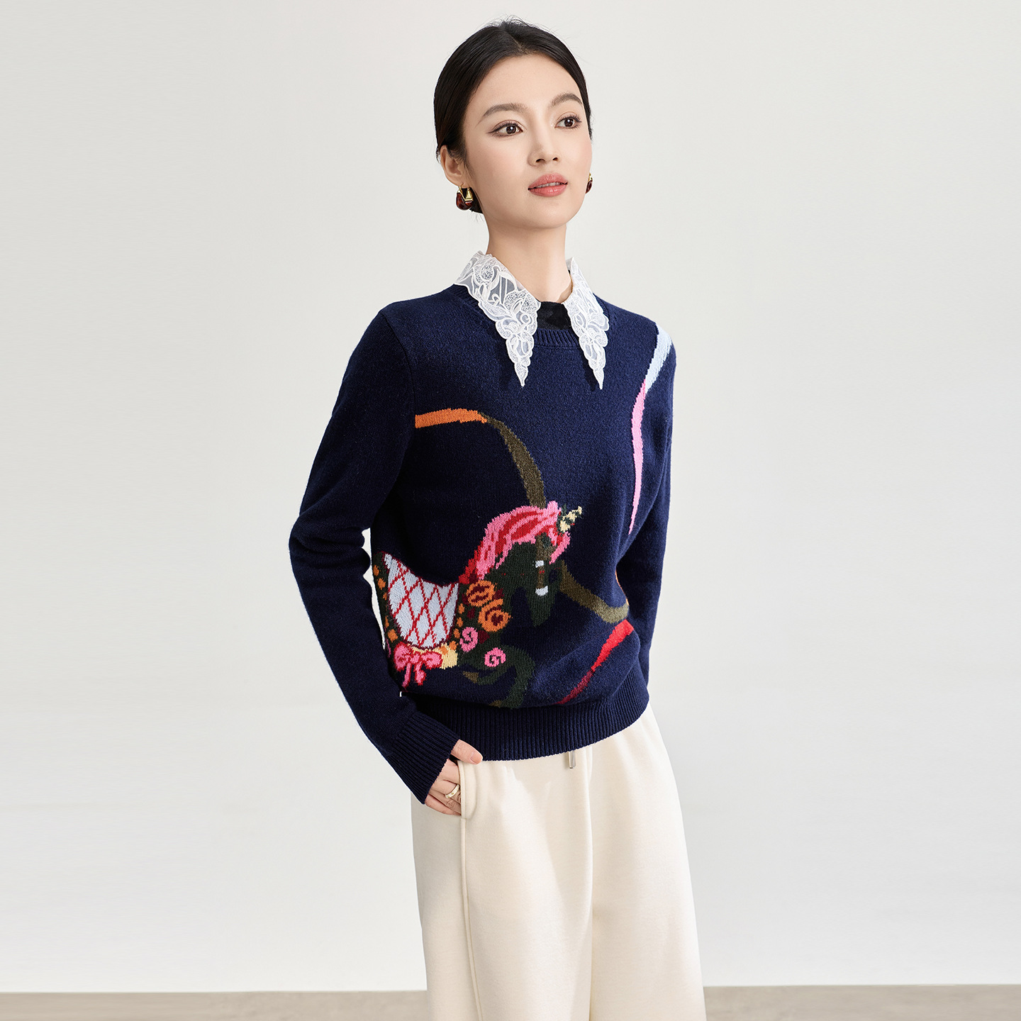 Women's Loose Fit Overhead Top Soft Comfortable Spring Sweater Coats