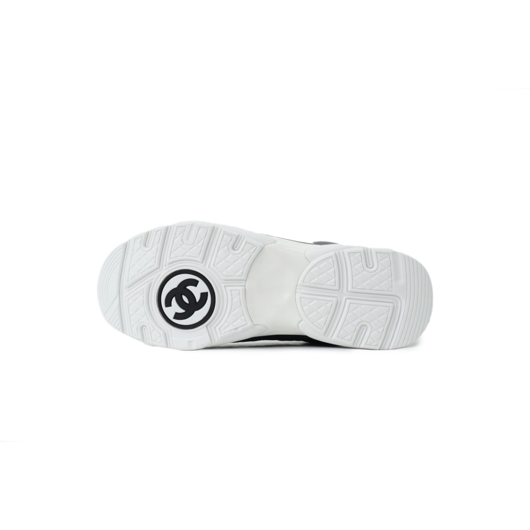 Chanel CC Logo Sneaker Grey